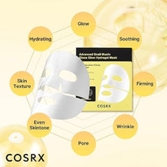 COSRX - Advanced Snail Mucin Glass Glow Hydrogel Mask Set