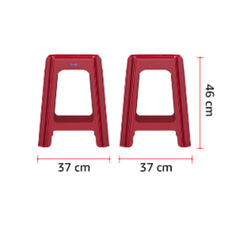 Cosmoplast Square Stool