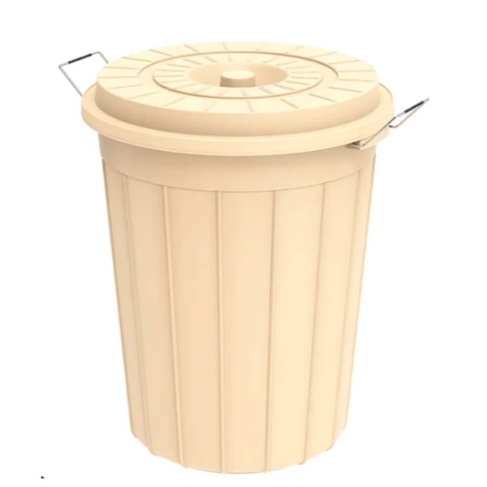 Cosmoplast Round Plastic Drum with Lid 80L