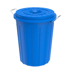 Cosmoplast Round Plastic Drum with Lid 80L
