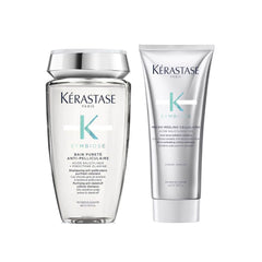 KΓ©rastase Symbiose Anti-Dandruff Exfoliate and Cleanse Duo for Oily Scalps