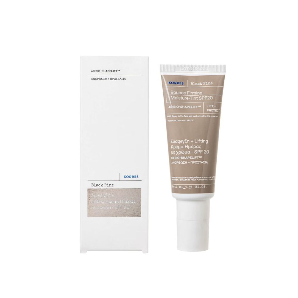 KORRES Black Pine 4D BioShapeLiftโข Bounce Firming Tinted Moisturiser SPF20 - 40ml