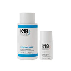 K18 Biomimetic Hairscience Peptide Prep Ph Maintenance Shampoo and Hair Mask Duo