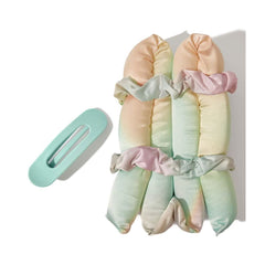 Kitsch Hair Hero XL Satin Heatless Styling & Flat Lay Claw 4-Piece Set - Aura