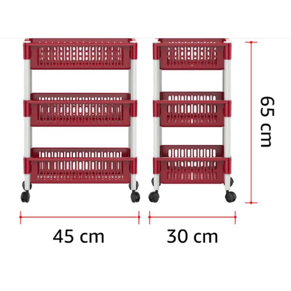 Cosmoplast Tiers Vegetable Storage Rack 3