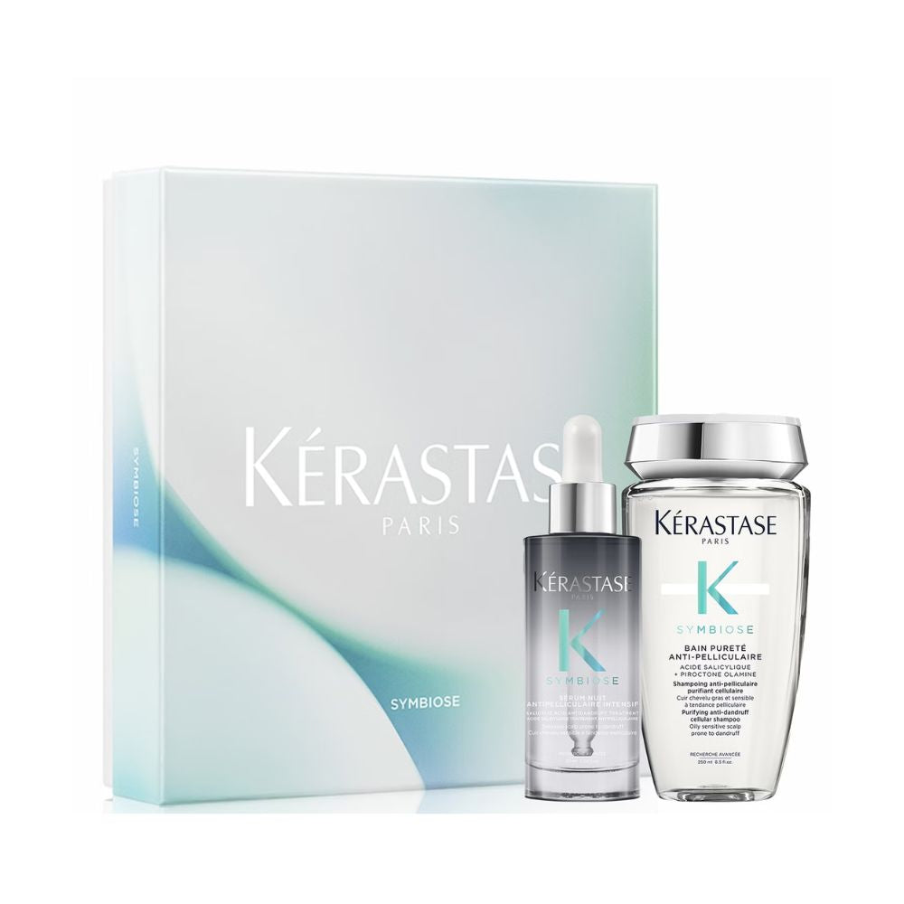 KΓ©rastase Symbiose - Anti-Dandruff Haircare Night Duo for Sensitive and Oily Scalps