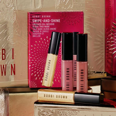Bobbi brown Swipe-and-Shine Crushed Oil-Infused Gloss Trio - Nude