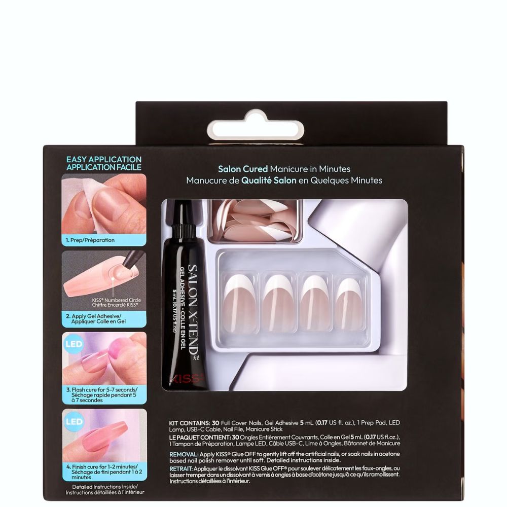 Kiss Salon X-tend LED Soft Gel System - Pure