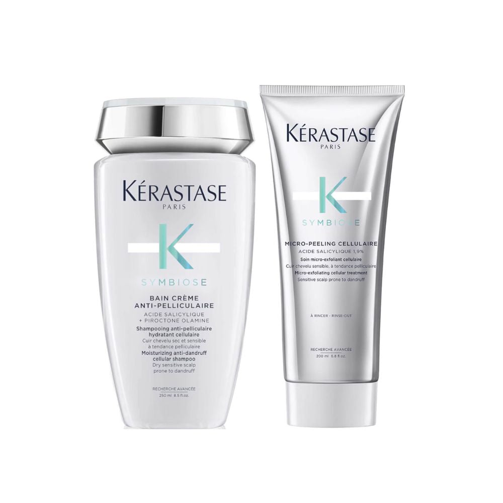 KΓ©rastase Symbiose Anti-Dandruff Exfoliate and Cleanse Duo for Dry Scalps