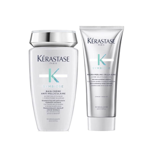 KΓ©rastase Symbiose Anti-Dandruff Exfoliate and Cleanse Duo for Dry Scalps