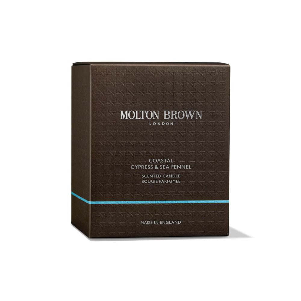 Molton Brown Coastal Cypress and Sea Fennel Signature Scented Single Wick Candle 190g
