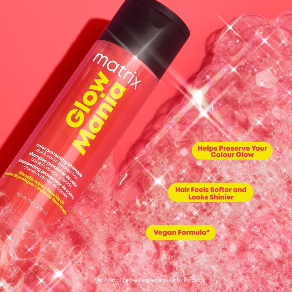 Glow Mania Colour Protecting Set including Shampoo, Conditioner, Leave-In Conditioner, and Mask