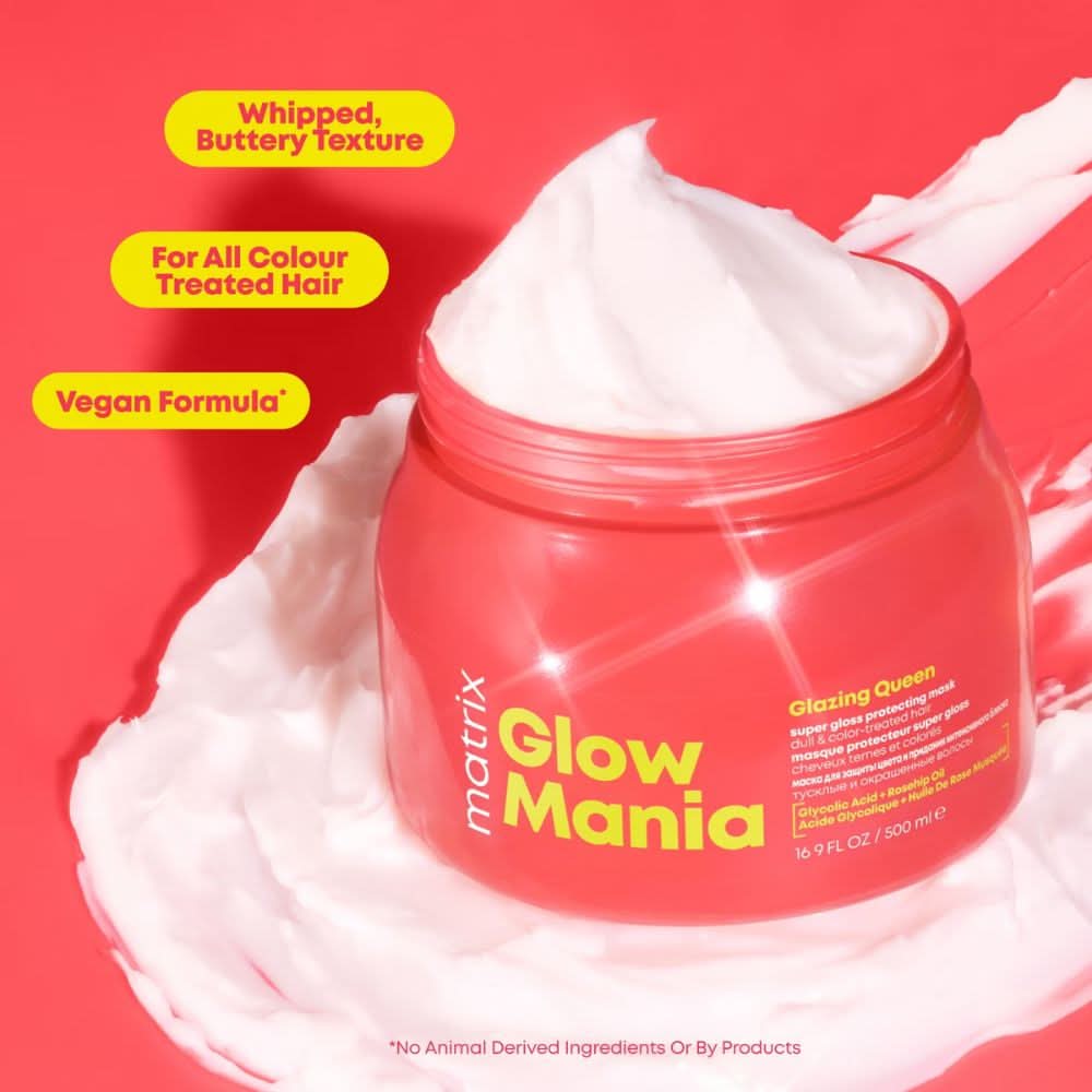 Glow Mania Colour Protecting Set including Shampoo, Conditioner, Leave-In Conditioner, and Mask