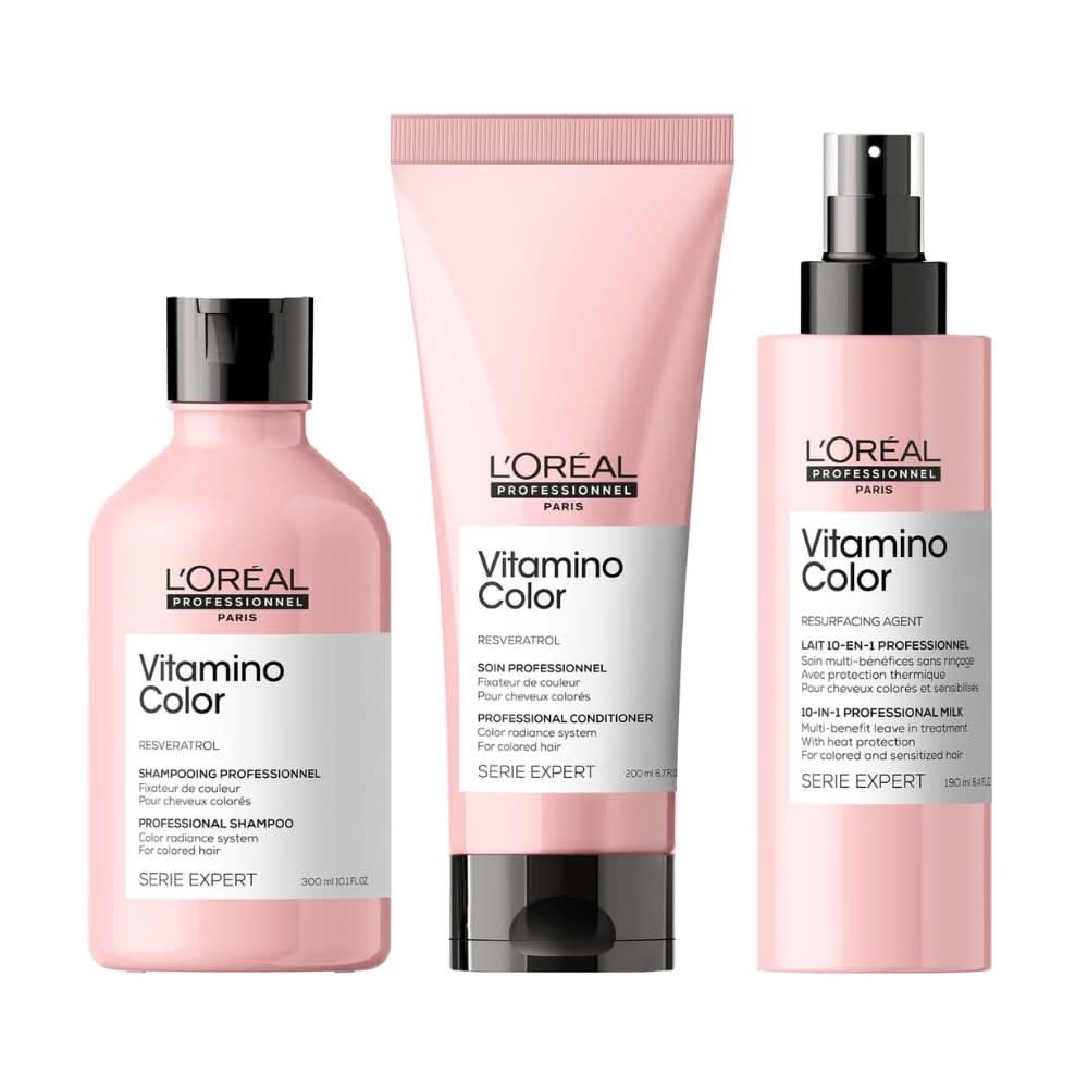L'Orรฉal Professionnel Vitamino Color at Home Experts for Coloured Hair Bundle