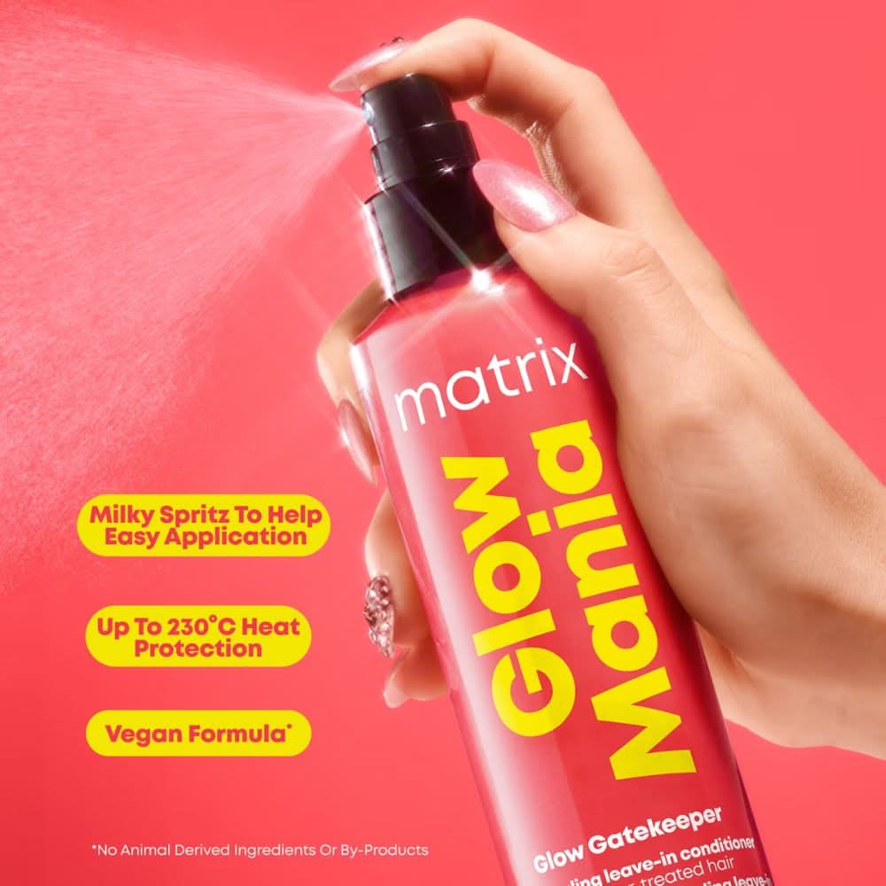 Glow Mania Colour Protecting Set including Shampoo, Conditioner, Leave-In Conditioner, and Mask