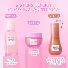 مجموعة "Glow Recipe Get Glowing with Me" من كاتي فانغ مع سيروم "Hue Drops" الملون
