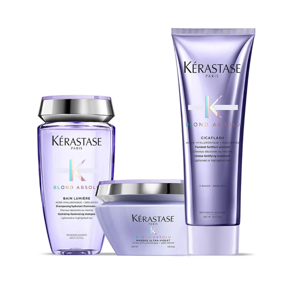 KΓ©rastase Blond Absolu Lumiere Shampoo, Conditioner and Masque Trio