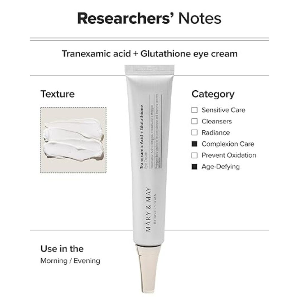 Mary&May - Tranexamic Acid + Glutathione Eye Cream