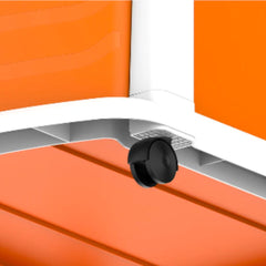 Cosmoplast Tiers Multipurpose Storage Cabinet with Wheels 4