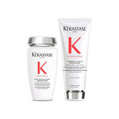 Kérastase Première Decalcifying Repairing Shampoo and Conditioner Duo for Damaged Hair with Pure Citric Acid and Glycine