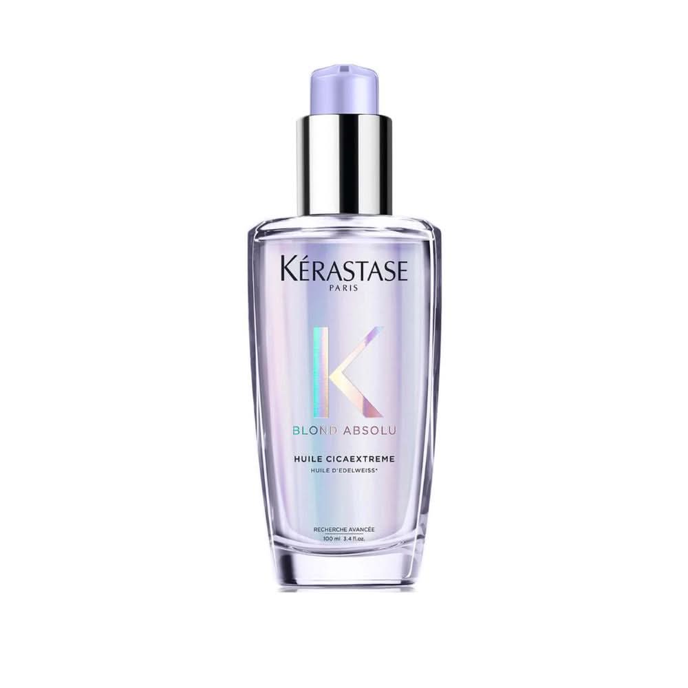 Kérastase Blond Absolu Ultraviolet Shampoo, Conditioner and Oil Trio for Brightening Blonde Hair