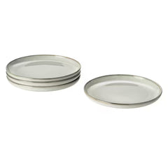 IKEA GLADELIG صحن جانبي، رمادي، 20 سم