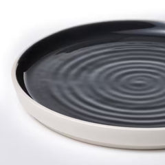 IKEA OMBONAD Side plate, dark grey, 20 cm