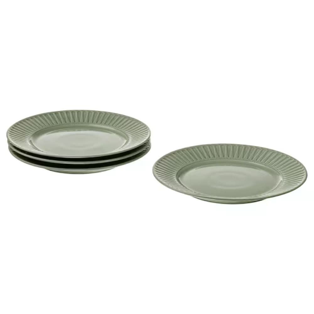 IKEA STRIMMIG Plate, stoneware blue, 27 cm