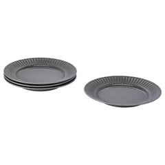 IKEA STRIMMIG Plate, stoneware blue, 27 cm