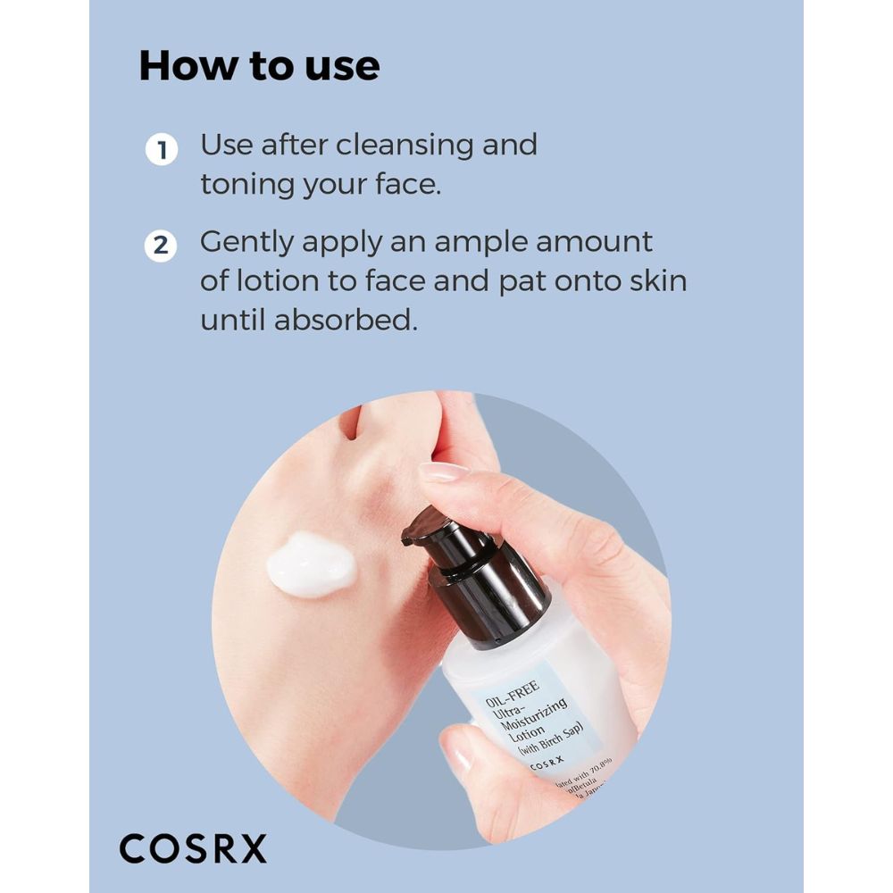COSRX - Oil Free Ultra Moisturizing Lotion with Birch Sap
