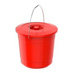 Cosmoplast EX 15L Round Plastic Bucket with Steel Handle