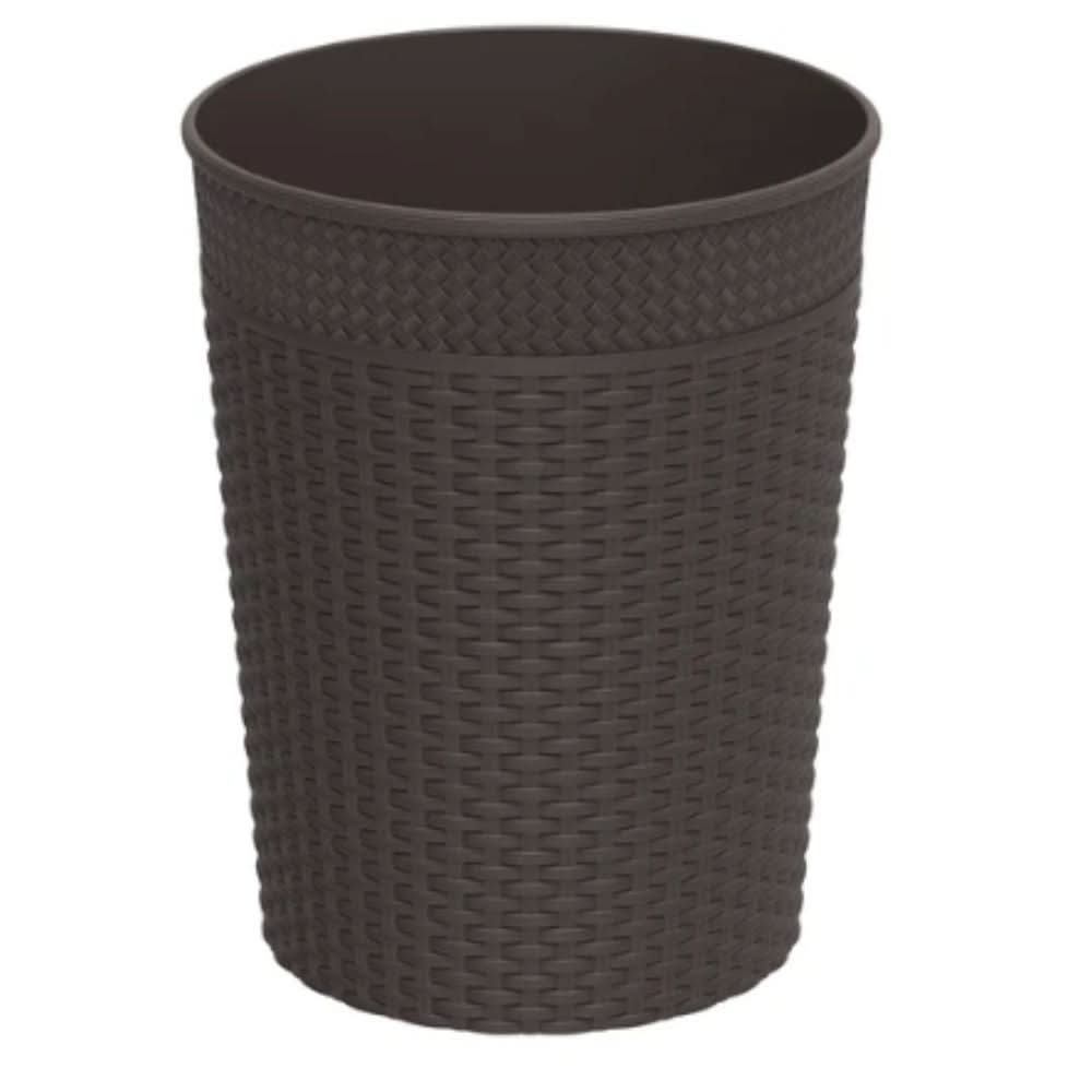 Cosmoplast Cedarattan Round Waste Basket 10L