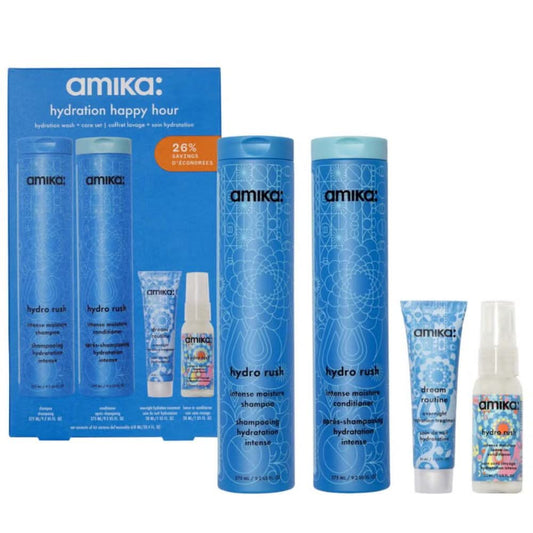 Amika Hydration Happy Hour Wash and Care Set