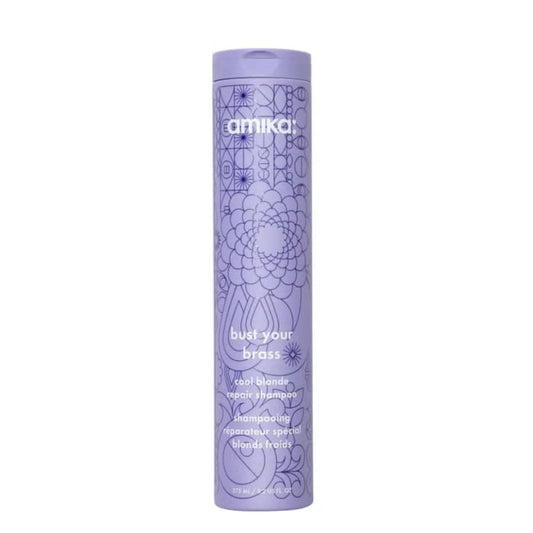 amika Bust Your Brass Cool Blonde Repair Shampoo Refillable Pouch 500ml