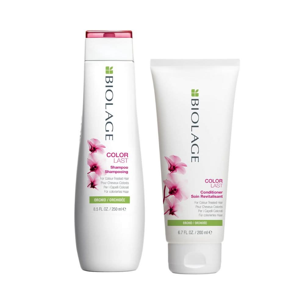Biolage ColorLast Colour Protecting Shampoo (250ml) and Conditioner (200ml) Duo Set for Coloured Hair
