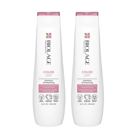 Biolage ColorLast Coloured Hair Shampoo and Colour Protect Shampoo for Coloured Hair 250ml Duo