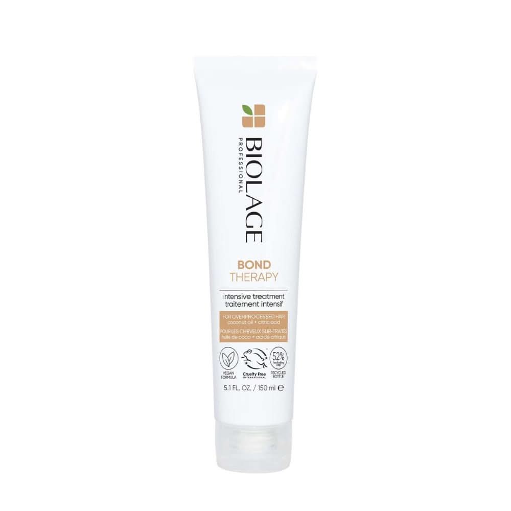 Biolage Professional Bond Therapy Pre-Shampoo Intensive Treatment Infused with Citric Acid and Coconut Oil for Over-Processed Damaged Hair 150ml