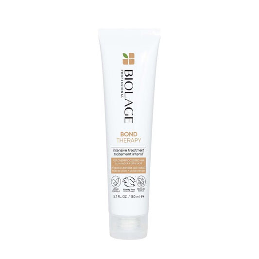 Biolage Professional Bond Therapy Pre-Shampoo Intensive Treatment Infused with Citric Acid and Coconut Oil for Over-Processed Damaged Hair 150ml