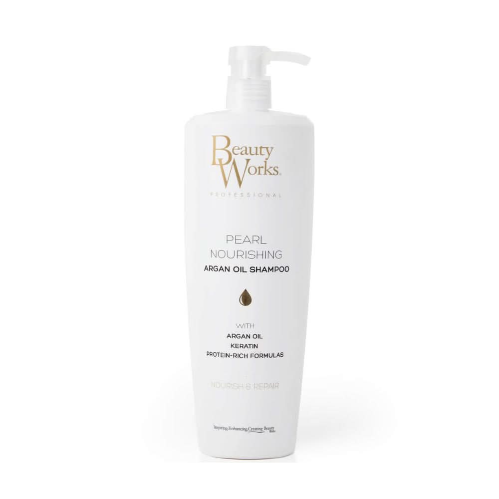 Beauty Works Pearl Nourishing Argan Oil Shampoo 1 Litre