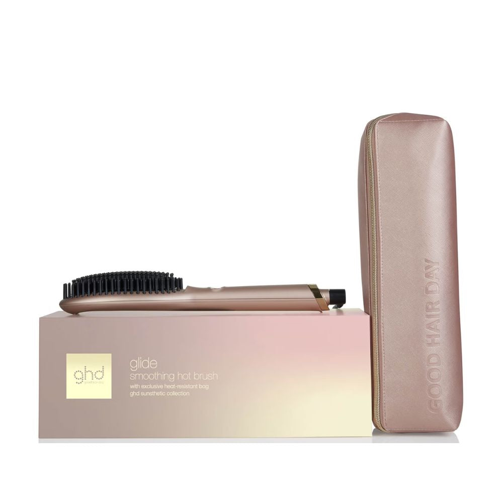 فرشاة الشعر الساخنة من مجموعة ghd Sunsthetic Glide - برونزي