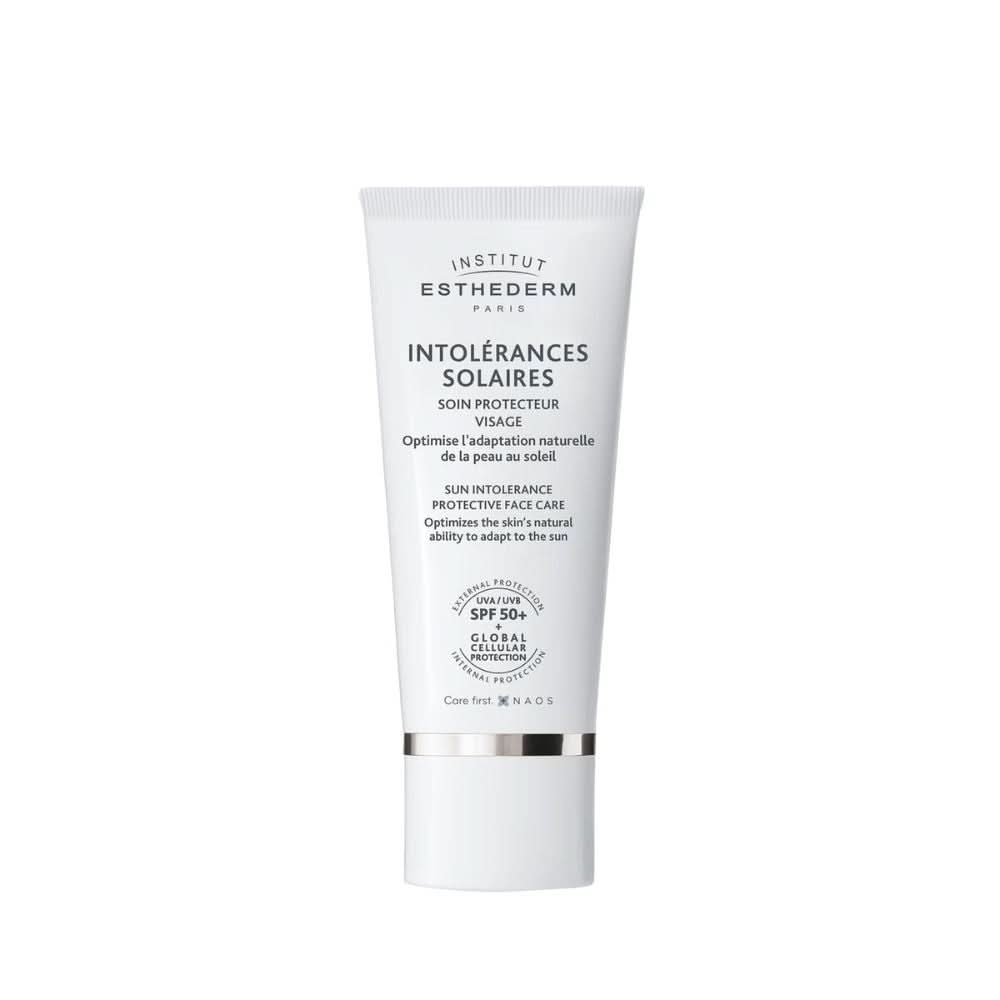 كريم الوجه الواقي من الشمس من إنستيتوت إستيديرم، بعامل حماية SPF50+، للبشرة الحساسة للشمس، 50 مل