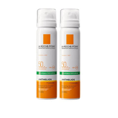 بخاخ الوجه لاروش بوزيه أنثيليوس المضاد للمعان والواقي من الشمس غير المرئي بعامل حماية SPF50+، عبوة مزدوجة 75 مل