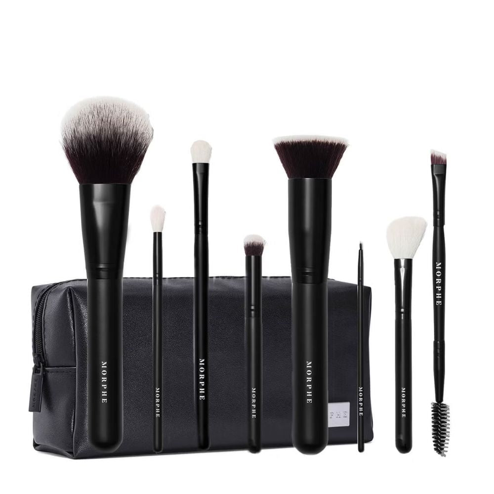 Morphe Get Things Started 8 Piece Brush Collection and Bag