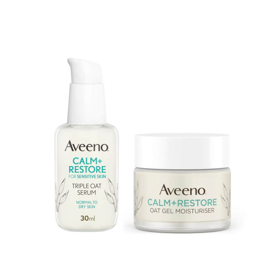 Aveeno Face Calm and Restore 24hr Hydration Duo