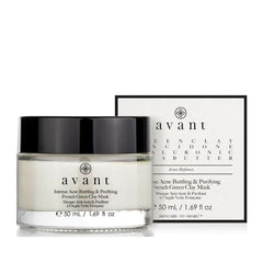Avant Skincare Intense Acne Battling and Purifying French Green Clay Mask 50ml