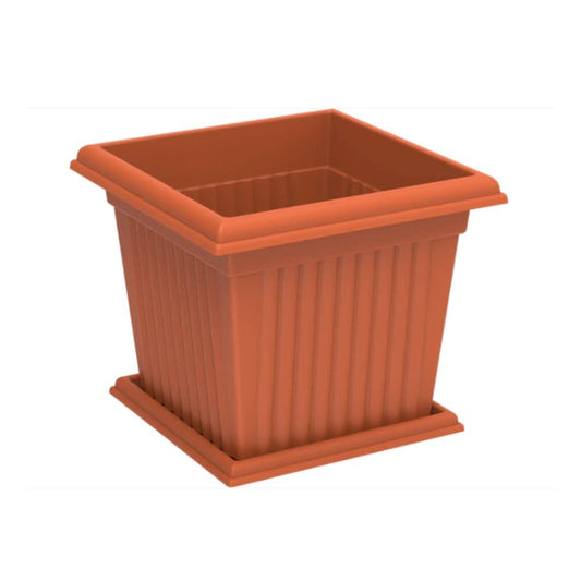 Cosmoplast Square Planter with Tray 20L