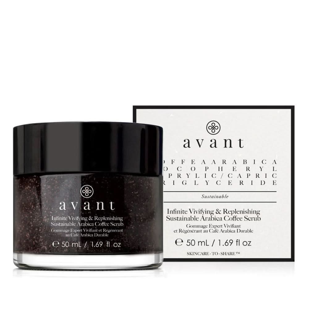 Avant Skincare Infinite Vivifying and Replenishing Sustainable Arabica Coffee Scrub 50ml