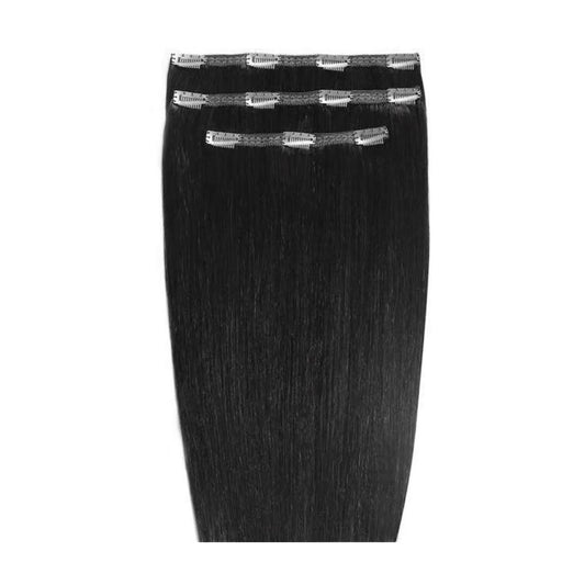 وصلات شعر فاخرة من بيوتي وركس، بمشابك، بطول 18 بوصة (ألوان متنوعة)