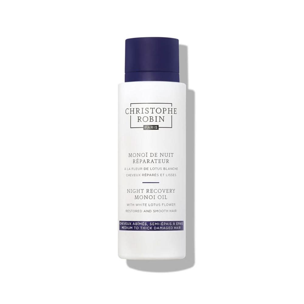 Christophe Robin Night Recovery Monoรฏ Oil with White Lotus Flower 92ml