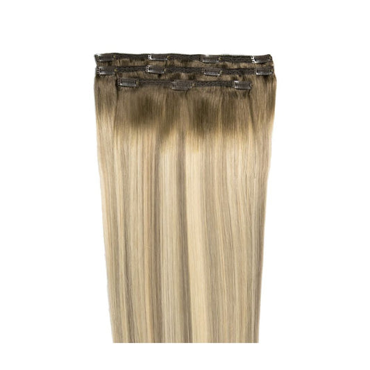 وصلات شعر فاخرة من بيوتي وركس، بمشابك، بطول 16 بوصة (ألوان متنوعة)